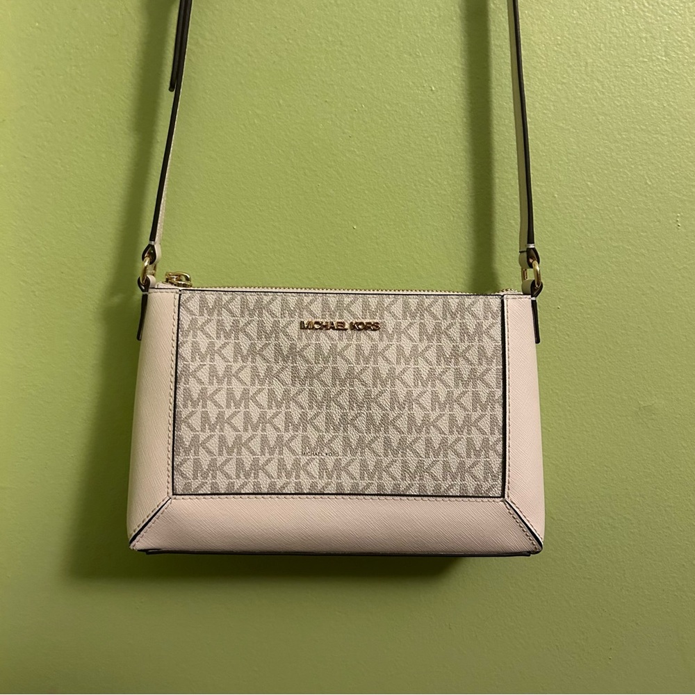 Michael Kors Sallie Medium Signature Logo Crossbody Bag